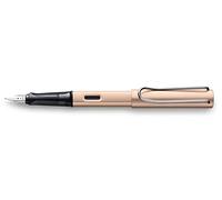 Lamy AL-star 1235652 AL-star 50 - Pluma estilográfica de aluminio en color Cosmic con mango transparente y plumín de acero, grosor F