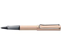LAMY AL-star 350 Práctico bolígrafo de aluminio de color Cosmic (beis) anodizado con mango transparente, mina M 63, color negro, ancho de trazo M
