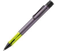 Lamy AL-star aubergine - Bolígrafo con grip transparente, ergonómico y ancho de trazo M - cuerpo ligero de aluminio - incluye recambio de gran capacidad M 16 en negro