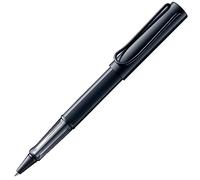 Lamy AL-star black - Bolígrafo Rollerball con grip transparente, ergonómico y ancho de trazo M - cuerpo de aluminio ligero - incluye recambio roller M 63 en negro
