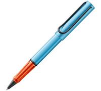 Lamy AL-star denim - Bolígrafo Rollerball con grip transparente, ergonómico y ancho de trazo M - cuerpo de aluminio ligero - incluye recambio roller M 63 en negro