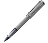 Lamy AL-star graphite - Bolígrafo Rollerball con grip transparente, ergonómico y ancho de trazo M - cuerpo de aluminio ligero - incluye recambio roller M 63 en negro