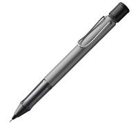 Lamy AL-star graphite - Portaminas con empuñadura transparente y ergonómica y cuerpo de aluminio ligero - incluye recambio M 41 de línea fina 0,5 mm y punta para borrar