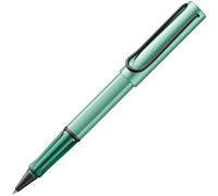 Lamy AL-star mint - Bolígrafo Rollerball con grip transparente, ergonómico y ancho de trazo M - cuerpo de aluminio ligero - incluye recambio roller M 63 en negro