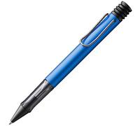 Lamy AL-star oceanblue - Bolígrafo con grip transparente, ergonómico y ancho de trazo M - cuerpo ligero de aluminio - incluye recambio de gran capacidad M 16 en negro