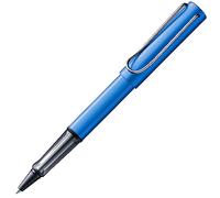 Lamy AL-star oceanblue - Bolígrafo Rollerball con grip transparente, ergonómico y ancho de trazo M - cuerpo de aluminio ligero - incluye recambio roller M 63 en negro