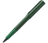 Lamy AL-star pine - Bolígrafo Rollerball con grip transparente, ergonómico y ancho de trazo M - cuerpo de aluminio ligero - incluye recambio roller M 63 en negro