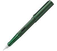 Lamy AL-star pine - Pluma estilográfica con empuñadura ergonómica y plumín de acero pulido en tamaño M - cuerpo de aluminio ligero - incluye cartucho T 10 azul - Diestro