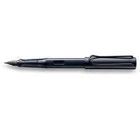 Lamy - Alstar Pluma estilográfica para diestros, plumín de acero Fine F - Negro