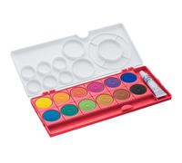 Lamy Aquaplus 1237128 - Caja de Pintura (plástico, neoncoral, 12 Colores)
