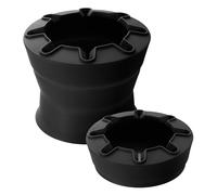 Lamy aquaplus vaso de agua negro - ideal para las clases escolares - vaso de agua plegable con porta pincel - vaso pincel para pintar