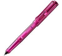 Lamy Balloon 311 - Bolígrafo de punta redonda transparente en color rosa con mango distintivo y clip de metal pulverizado, con cartucho de tinta, ancho de trazo B