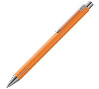 Lamy econ apricot matt - bolígrafo funcional con cuerpo de acero inoxidable - clip curvado distintivo y zona de agarre innovadora - incl. recambio grande M 16 en ancho de línea M en negro