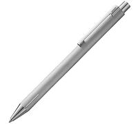 Lamy econ brushed - bolígrafo funcional con cuerpo de acero inoxidable - clip curvado distintivo y zona de agarre innovadora - incl. recambio grande M 16 en ancho de línea M en negro
