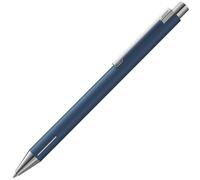 Lamy econ indigo matt- bolígrafo funcional con cuerpo de acero inoxidable - clip curvado distintivo y zona de agarre innovadora - incl. recambio grande M 16 en ancho de línea M en negro