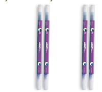 LAMY ink-x - Juego de 2 borradores de tinta de plástico con punta de borrado y punta de corrección mediana, exclusivamente para borrar tinta azul real (Paquete de 2)