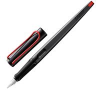 Lamy Pluma caligráfica Joy Black – Agarre ergonómico, plumín acero 1,5 mm, cartucho T10 azul incl
