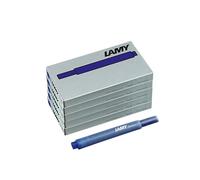 LAMY Juego de 5 cartuchos de tinta T10 con gran reserva de tinta, adecuados para todos los modelos de pluma estilográfica Lamy - Contenido: 1,25 ml por cartucho - 5 unidades por paquete - Color de