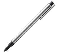 Lamy logo matt black - Bolígrafo en un elegante y robusto estuche de acero inoxidable - ancho de línea M - incluye recambio de gran capacidad M 16 en negro