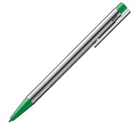 Lamy logo matt green - Bolígrafo en un elegante y robusto estuche de acero inoxidable - ancho de línea M - incluye recambio de gran capacidad M 16 en verde