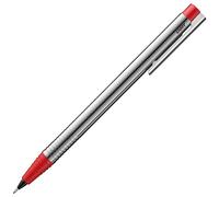 Lamy logo matt red - portaminas atemporal con alta funcionalidad y estuche de robusto acero inoxidable - incluye recambio M 40 de línea fina 0,7 mm