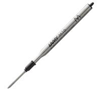 Lamy M16 recambio de bolígrafo de gran capacidad, metal - Recambio original para todos los modelos de bolígrafos Indeleble - Trazo medio en tinta negro