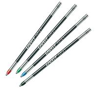 Lamy M21 - Paquete de 4 recambios de bolígrafo mezclados negro, azul, rojo y verde