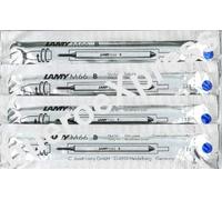 Lamy: Rollerball-Großraummine M66: Farbe: blau, Strichbreite: BREIT, 4er-Set