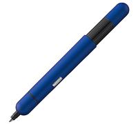 Lamy pico imperialblue bolígrafo - bolígrafo de bolsillo innovador - con un clic en tamaño completo - cuerpo metálico y ancho de trazo M - recambio compacto M 22 en negro incl.