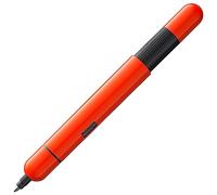Lamy pico laser orange bolígrafo - bolígrafo de bolsillo innovador - con un clic en tamaño completo - cuerpo metálico y ancho de trazo M - recambio compacto M 22 en negro incl.