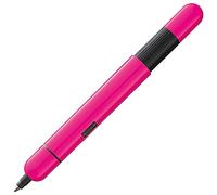 Lamy pico neonpink bolígrafo - bolígrafo de bolsillo innovador - con un clic en tamaño completo - cuerpo metálico y ancho de trazo M - recambio compacto M 22 en negro incl.
