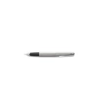 Lamy studio brushed pluma- cuerpo metálico elegante - clip helicoidal, plumín de acero en M - cartucho de tinta T 10 blue incl.