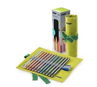 Lamy- Plus Lápices de Colorear, Rollo de Tela + sacapuntas, Color Verde (1226068)