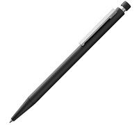 Lamy Portaminas CP1 cuerpo metálico minimalista, clip acero, recambio M41 0,5 mm, punta goma, negro