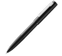 Lamy Roller aion black: moderno roller con cuerpo de aluminio anodizado, ligero y sin juntas, con clip de acero inoxidable, ancho de trazo M, incluye recambio de roller M 63 negro