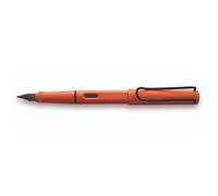 LAMY Safari 1235678 41 - Pluma estilográfica moderna en color tierra con mango ergonómico y diseño atemporal, grosor M