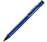 Lamy safari blue - Portaminas con empuñadura ergonómica y cuerpo de plástico robusto ASA - ideal para dibujar y escribir - incluye recambio M 41 de línea fina 0,5 mm y punta borradora