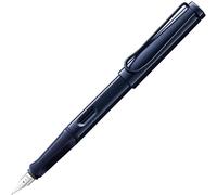 Lamy safari dark dusk - Pluma estilográfica con empuñadura ergonómica y plumín de acero pulido en tamaño F - ideal para cualquier escritura y caligrafía - incluye cartucho T 10 azul - Diestro