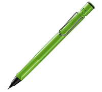 Lamy safari green - Portaminas con empuñadura ergonómica y cuerpo de plástico robusto ASA - ideal para dibujar y escribir - incluye recambio M 41 de línea fina 0,5 mm y punta borradora
