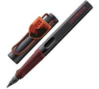 Lamy safari Harry Potter Gryffindor™ Pluma estilográfica - Edición especial con escudo de la casa - Plumín de acero (M) - Agarre ergonómico - Incluye cartucho de tinta T10 azul - Para diestros