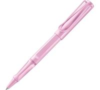 Lamy safari lightrose - Bolígrafo roller con empuñadura ergonómica y ancho de trazo M - para una escritura larga y agradable - hecho de plástico robusto ASA - con recambio roller M 63 en negro