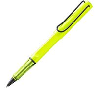 Lamy safari neonyellow - Bolígrafo roller con empuñadura ergonómica, ancho de trazo M - para una agradable escritura prolongada - de robusto plástico ASA - con recambio roller M 63 negro