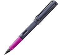 Lamy safari pink cliff - Pluma estilográfica con empuñadura ergonómica y plumín de acero pulido en tamaño F - ideal para cualquier escritura y caligrafía - incluye cartucho T 10 azul - Diestro