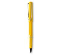 Lamy safari yellow - Bolígrafo roller con empuñadura ergonómica, ancho de trazo M - para una escritura larga y agradable - hecho de plástico robusto ASA - con recambio roller M 63 en azul