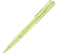 Lamy safari springgreen - Bolígrafo roller con empuñadura ergonómica, ancho de trazo M - para una escritura larga y agradable - hecho de plástico robusto ASA - con recambio roller M 63 negro