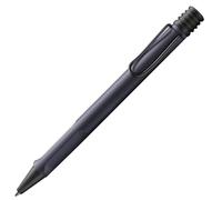 Lamy safari steel black - Bolígrafo con empuñadura ergonómica, ancho de trazo M - para una agradable escritura prolongada - hecho de plástico ASA - con recambio de gran capacidad M 16 negro