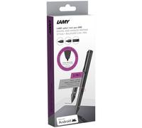 LAMY Safari Twin Pen EMR All Black (Punta PC/EL) - Lápiz Stylus 2 en 1 para Muchos Dispositivos Android y biros - con empuñadura ergonómica - Escritura y Dibujo en Soportes Digitales y Papel