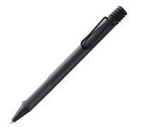 Lamy safari umbra - Bolígrafo con empuñadura ergonómica y ancho de trazo M - para una agradable escritura prolongada - hecho de robusto plástico ASA - con recambio de gran capacidad M 16 en negro