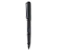 Lamy Safari Umbra - Pluma estilográfica con agarre ergonómico y punta de acero pulido en tamaño EF - ideal para cualquier escritura y caligrafía - Incluye cartucho azul T 10 - Para diestros