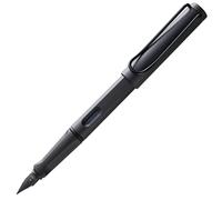Lamy safari umbra - Pluma estilográfica con empuñadura ergonómica y plumín de acero negro en tamaño M - ideal para cualquier escritura y caligrafía - incluye cartucho T 10 azul - Diestro